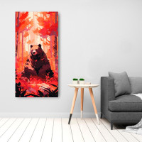 Картина за номерами ArtCraft "Ведмідь у лісі" 40*80 см 11550-AC