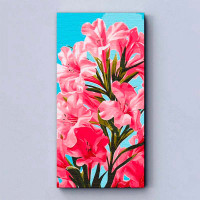 Картина за номерами "Pink flowers" ArtCraft 40*80 см 13100-AC