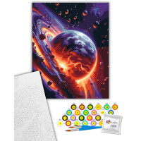 Картина за номерами "Самотня планета" ArtCraft 40*50 см 16505-AC