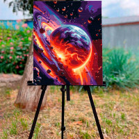 Картина за номерами "Самотня планета" ArtCraft 40*50 см 16505-AC