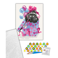 Картина за номерами ArtCraft "Полосатий сюрприз" 30*40 см 15595-AC