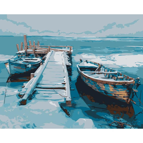 Картина за номерами Art Craft "Холодна пристань" 40x50 см 11079-АС