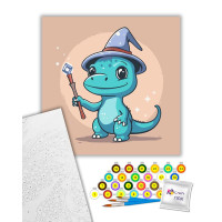 Картина за номерами ArtCraft "Хвостатий чаклун" 30x30 см 15607-AC