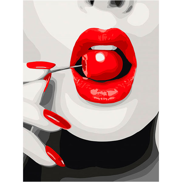 Картина за номерами "Солодка вишня" 30х40 см 10372-NN