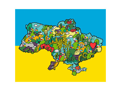 Картина за номерами "Квітуча Україна" 40*50 см 10590-NN Картина за номерами "Квітуча Україна" 40*50 см 10590-NN