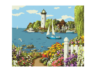 Картина за номерами Райський куточок 40*50 КНО2226