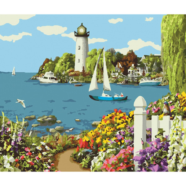 Картина за номерами Райський куточок 40*50 КНО2226