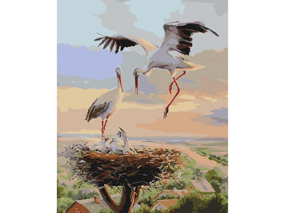 Картина за номерами "Сімейне грездишко" 40х50 см КНО4142