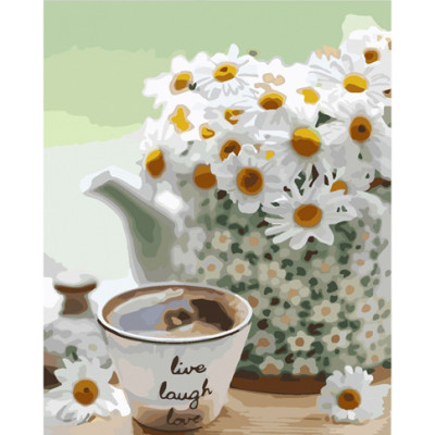 Картина за номерами "Ромашкова ніжність" 30х40 см КНО3076