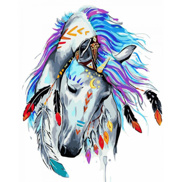 Картина за номерами Граціозний воїн 40*50 см КНО4002