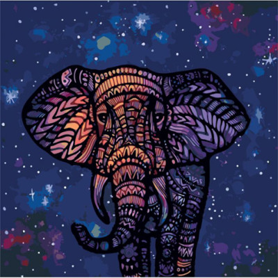 Картина за номерами Зоряні візерунки 40*40 КНО2473 Картина за номерами Зоряні візерунки 40*40 КНО2473