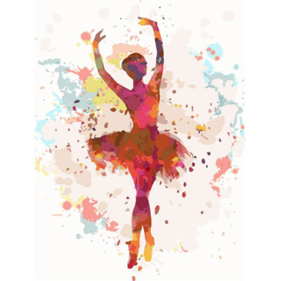 Картина за номерами Балерина 2 30*40 КНО2672 Картина за номерами Балерина 2 30*40 КНО2672