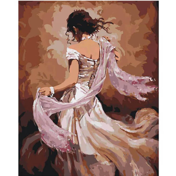 Картина за номерами Танцівниця фламенко 40*50 КНО2682