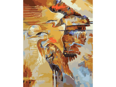 Картина за номерами Лелеки 40*50 КНО2479
