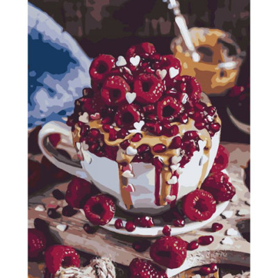 Картина за номерами Малиновий ранок 40*50 КНО5524 Картина за номерами Малиновий ранок 40*50 КНО5524