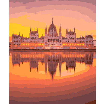 Картина за номерами "Угорський парламент" 40*50 см GX29244 Картина за номерами "Угорський парламент" 40*50 см GX29244