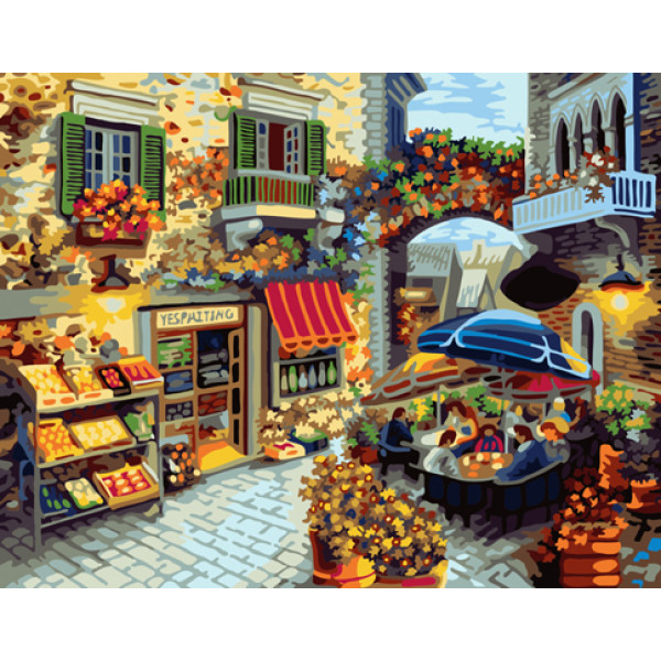 Картина за номерами "Домашній Ресторанчик" 40х50 см GX7091