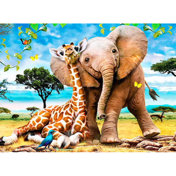 Картина за номерами "Африка" тм Лавка Чудес 40 x 50 см у коробці LC20007