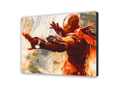 Картина за номерами "Iron man" 40*50 см 16007-AC
