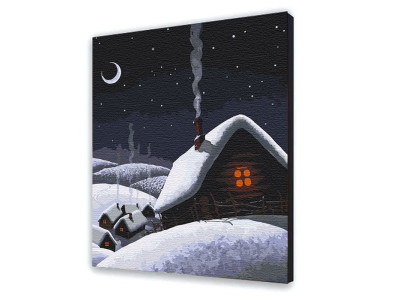 Картина за номерами з лаком ArtCraft українська тематика "Вечера на хуторі" 10538-AC