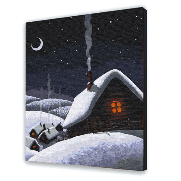 Картина за номерами з лаком ArtCraft українська тематика "Вечера на хуторі" 10538-AC