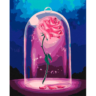 Картина за номерами "Чарівна троянда" 38*50 см 13116-AC