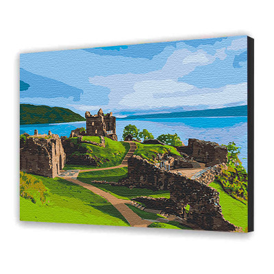 Картина за номерами "Замок Аркарт.Шотландія" 38*50 см 11217-AC