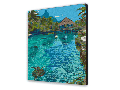 Картина за номерами "Рай на землі" 40*50 см 10578-AC