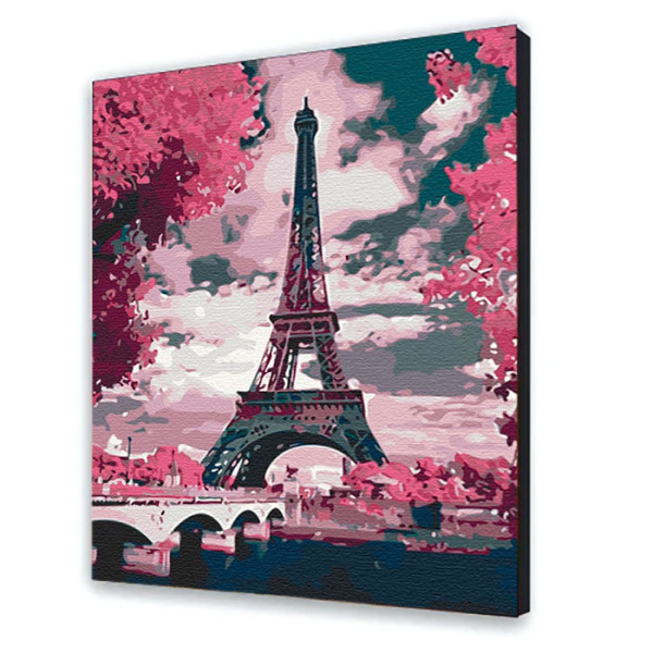 Картина за номерами "Ейфелева вежа" 40*50 см без підрамника 11019-ACNF
