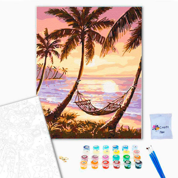 Картина за номерами "Райське місце" 40*50 см 10597-AC