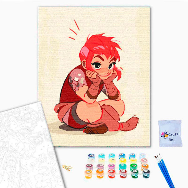 Картина за номерами "Німона" 40*50 см 16071-AC