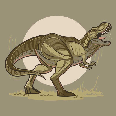 Картина за номерами "Тиранозавр 2" 30*30 см 15027-AC