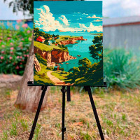 Картина за номерами "Мальовнича затока" ArtCraft 40*50 см 11039-AC