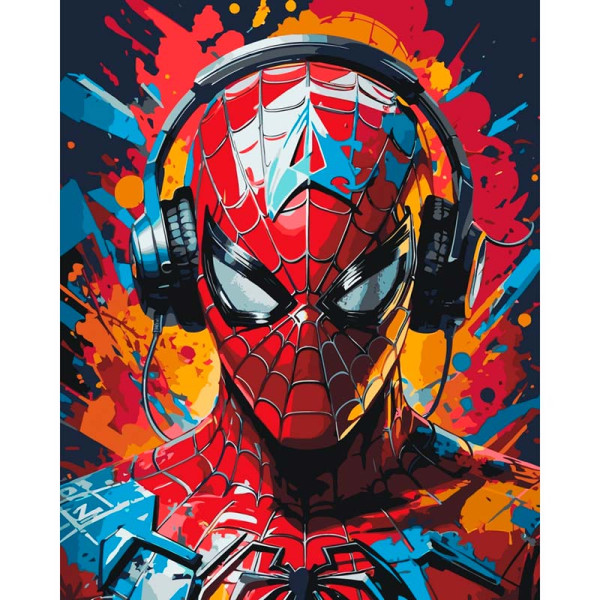 Картина за номерами "Спайдермен" 40*50 см 16118-AC Картина за номерами "Спайдермен" 40*50 см 16118-AC