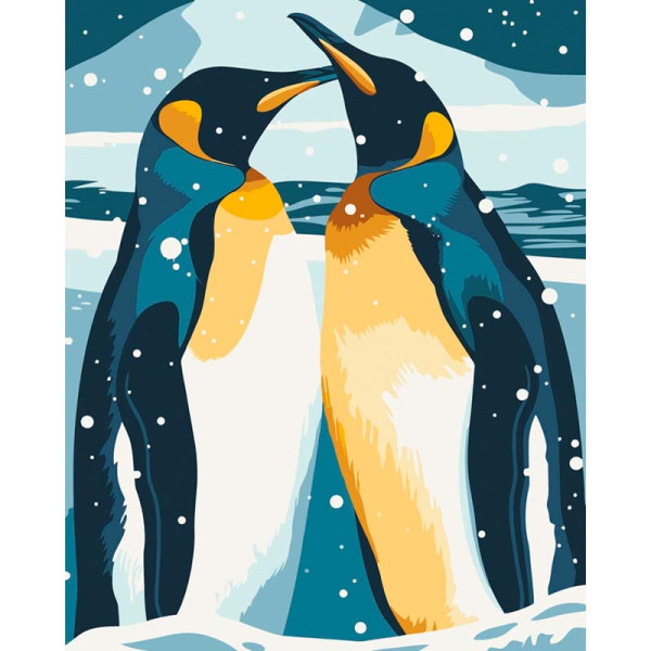 Картина за номерами "Пінгвіни" ArtCraft 40*50 см 11590-AC