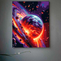 Картина за номерами "Самотня планета" ArtCraft 40*50 см 16505-AC