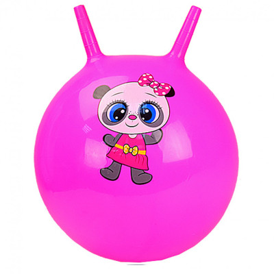 Мяч для фитнеса CB4501 с рожками(Pink)