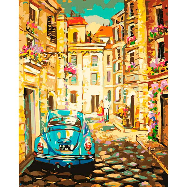 Картина за номерами "Уличка містечка" км Лавка Чудес 40 x 50 см у коробці LC30017
