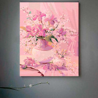 Картина за номерами квіти "Квітковий ранок" LC40122 Картина за номерами квіти "Квітковий ранок" LC40122