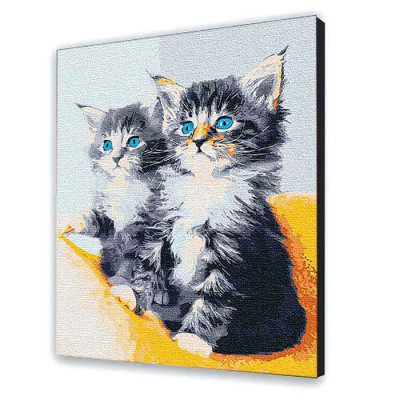 Картина за номерами "Блакитноокі кошенята" 40*50 см 11617-AC