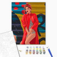 Картина за номерами "Retro look" 40*50 см 10293-AC Картина за номерами "Retro look" 40*50 см 10293-AC