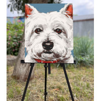 Картина за номерами "Вайт терєр" 40*50 см 11652-AC