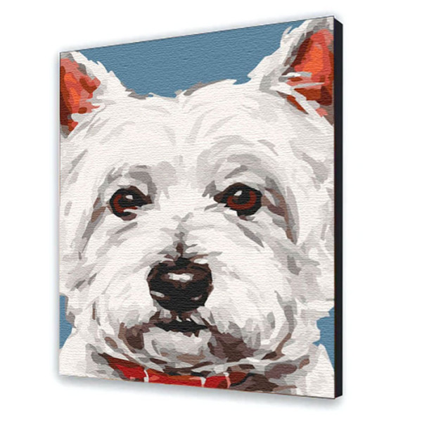 Картина за номерами "Вайт терєр" 40*50 см 11652-AC