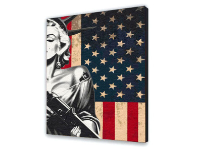 Картина за номерами з лаком ArtCraft "Американська Монро" 40*50 см 10318-AC