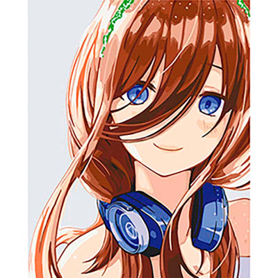 Картина за номерами "Блакитноока дівчина" 40*50 см 10334-AC Картина за номерами "Блакитноока дівчина" 40*50 см 10334-AC