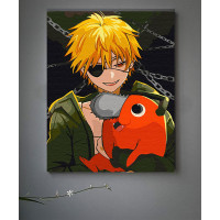 Картина за номерами "Людина-Бензопила" 40*50 см 16036-AC