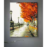 Картина по номерам "Осіння набережна" 40*50 см 11005-AC