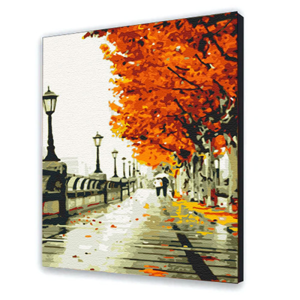 Картина по номерам "Осіння набережна" 40*50 см 11005-AC