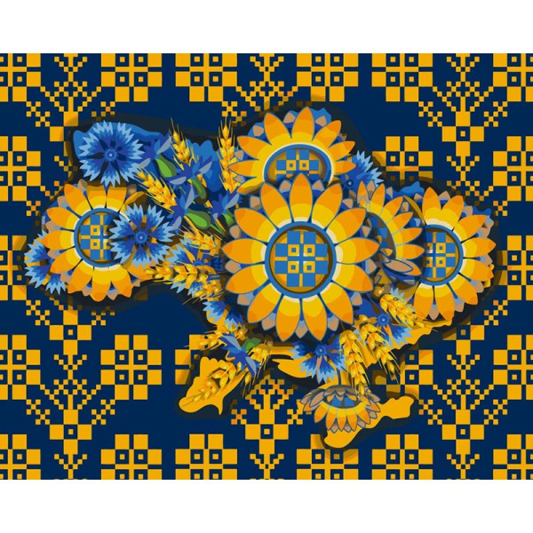 Картина за номерами "Сила" 40*50 см @ 13034-AC Картина за номерами "Сила" 40*50 см @ 13034-AC