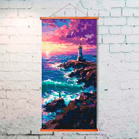 Картина за номерами "Хвилююче море" 40*80 см 11573-AC